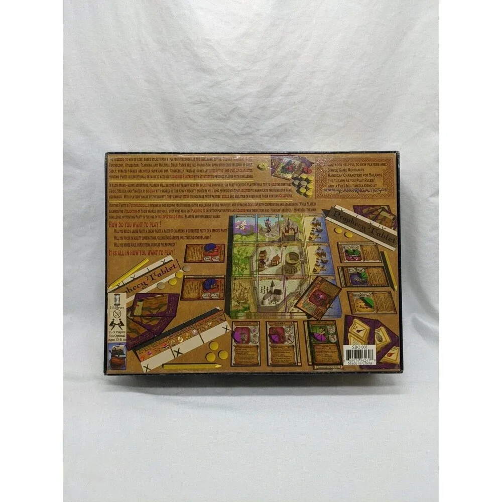 Hunting Party Seaborn Games Board Game Complete